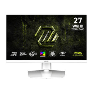MSI MAG 274QRFW E20 27″ WQHD 200Hz IPS Gaming Monitor – White
