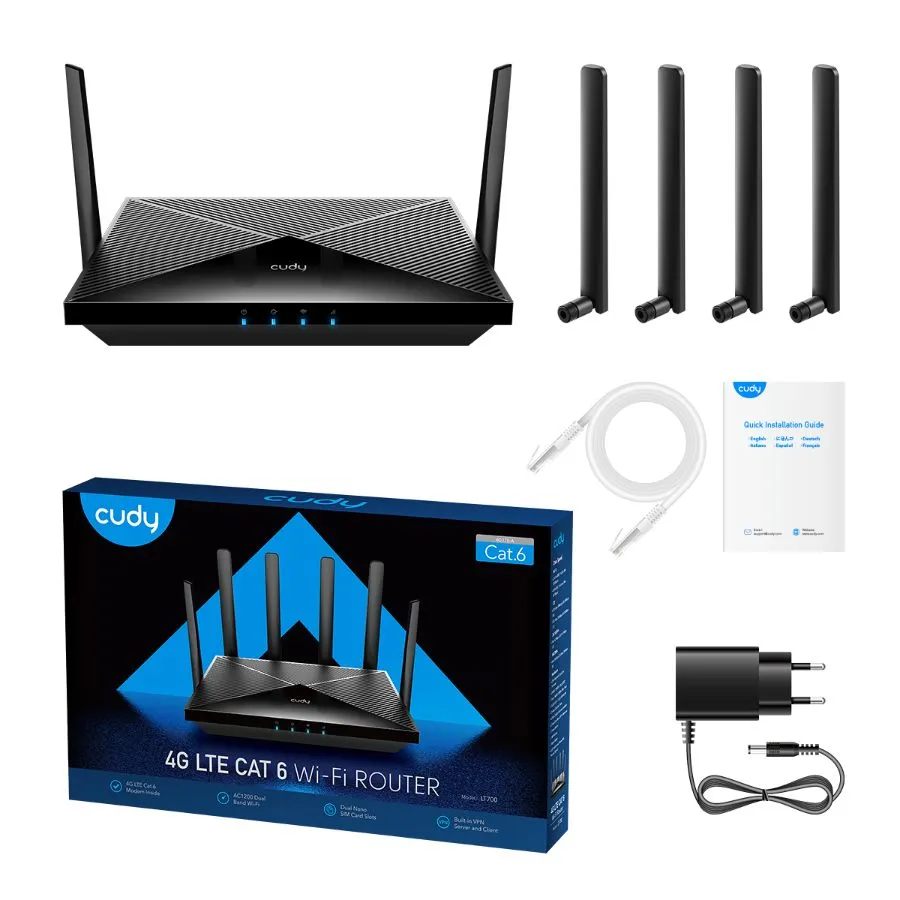 Cudy AC1200 4G LTE CAT 6 Router - Image 2