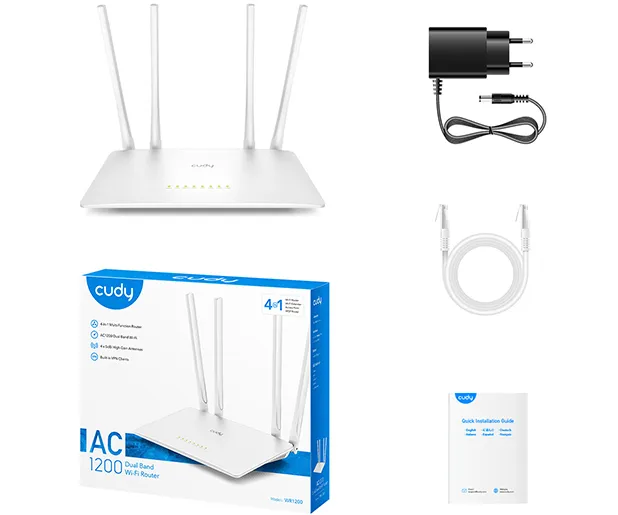 Cudy AC1200 Dual Band Wi-Fi Router (WR1200) - Image 4