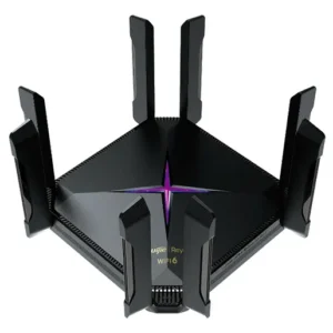 Reyee 6000Mbps Wi-Fi 6 Mesh Router with 2.5G Port – Top Angle View