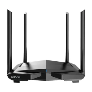 Tenda AC10 AC1200 Dual Band Gigabit WiFi Router – Front View