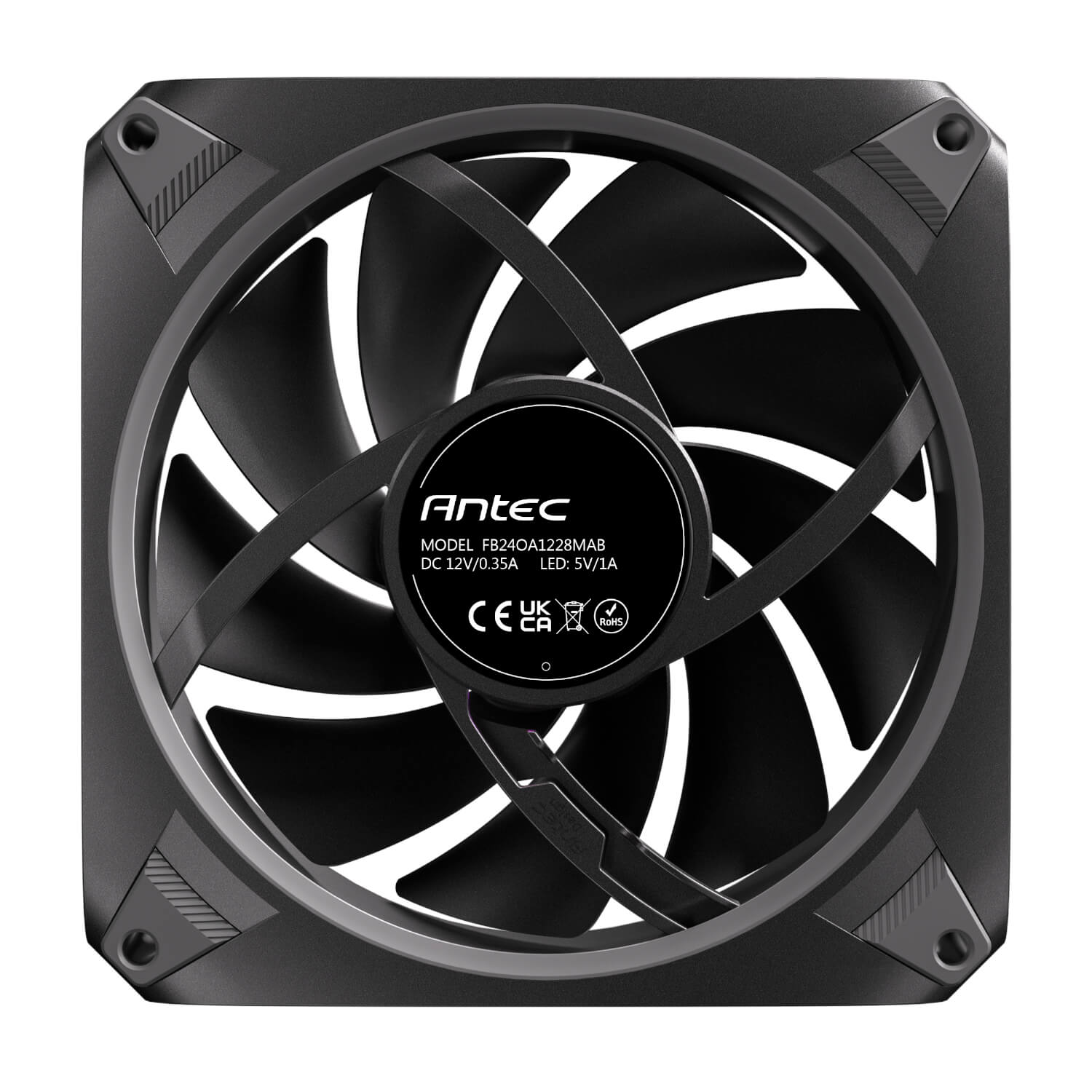 Antec ORBIT PWM 120mm ARGB Fan 3 Pack – Black - Image 3