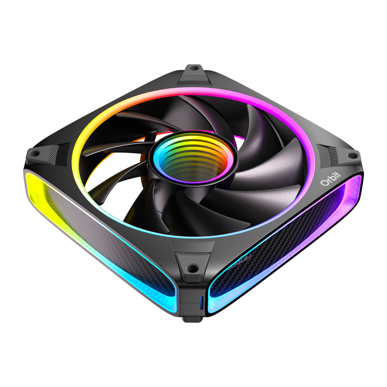 Antec ORBIT PWM 120mm ARGB Fan 3 Pack – Black - Image 4