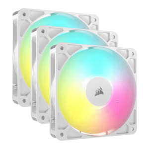 Corsair RS120 ARGB 120mm PWM Fans Triple Pack – White
