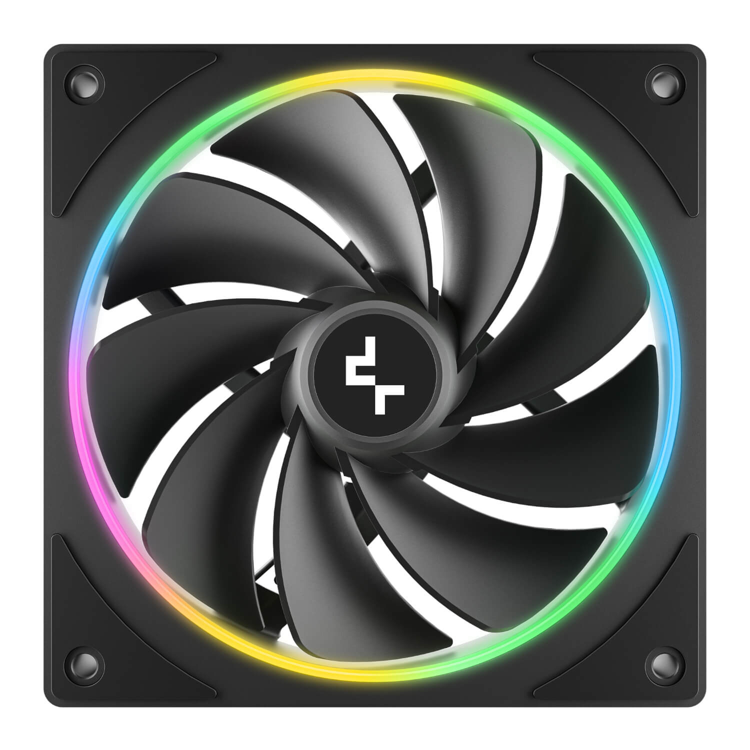 DeepCool FL12R SE 3-in-1 ARGB 120mm PWM 3 Fan Pack – Black - Image 2